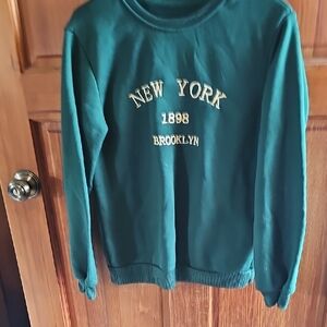 Green New York 1898 Brooklyn Sweatshirt